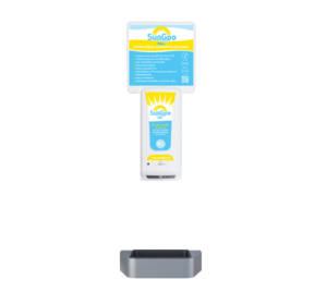 zonnebrandcreme wand dispenser